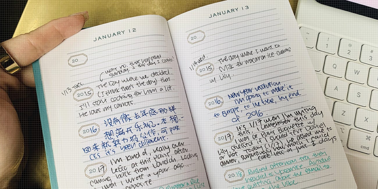 An eleven year journal, on crossing thresholds in life