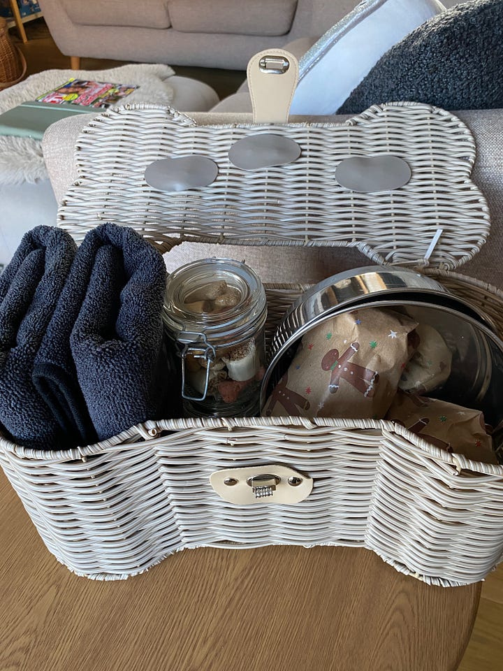 Christmas hampers for both the humans and the doggies