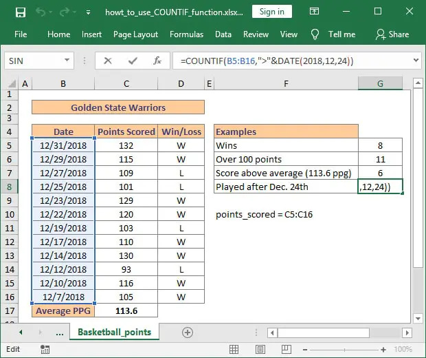 COUNTIF formula with wildcard characters