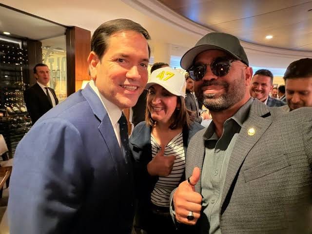 Marco Rubio and Enrique Tarrio, AI generated