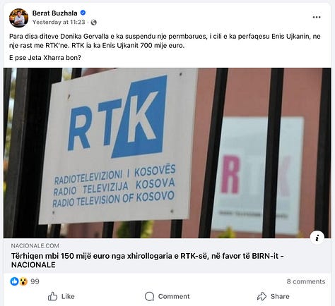 Seria e dytë e taktikave Ruse të Berat Buzhalës, por kësaj here duke e targetuar BIRN dhe Kallxo.com në përpjekje për ta damkosur raportin e tyre hulumtues