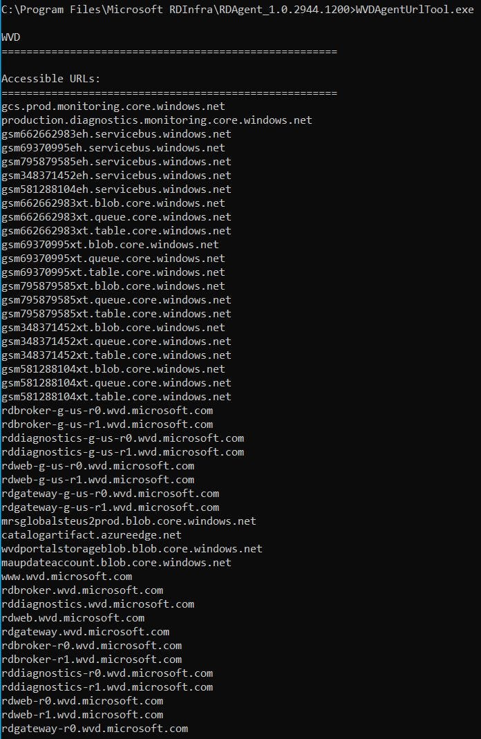Featured image of post Windows Virtual Desktop Required URL Check tool Featured image of post Windows Virtual Desktop Required URL Check tool