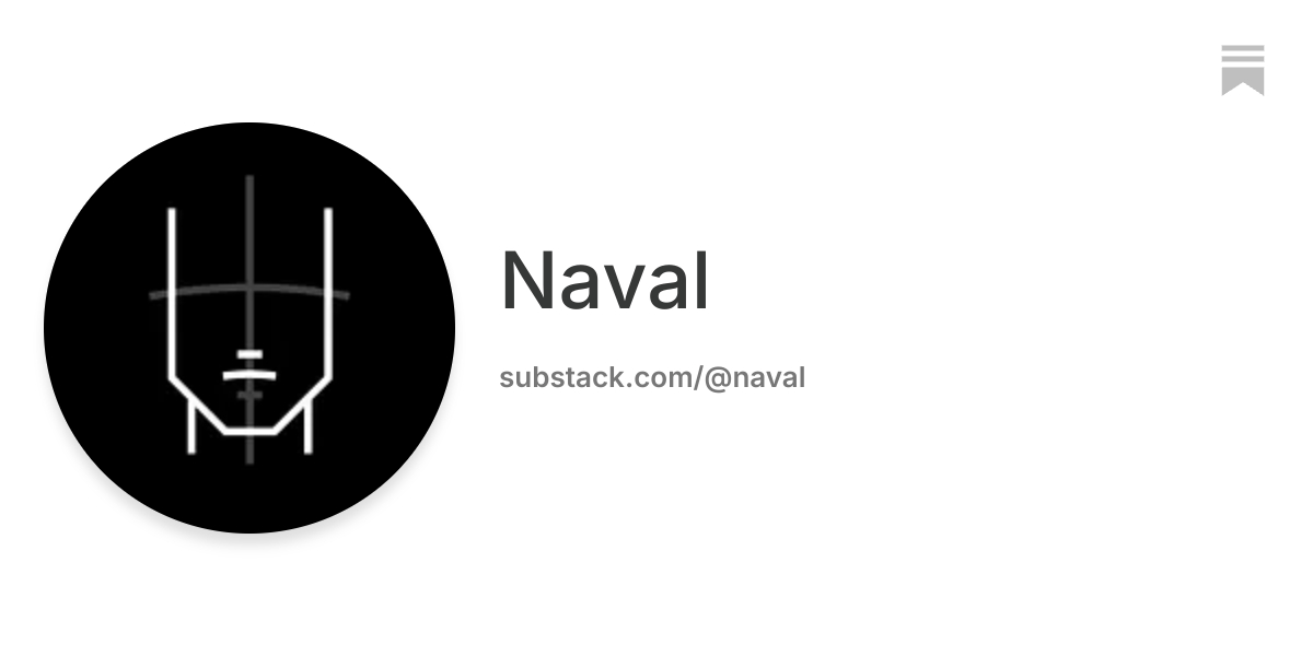Naval | Substack