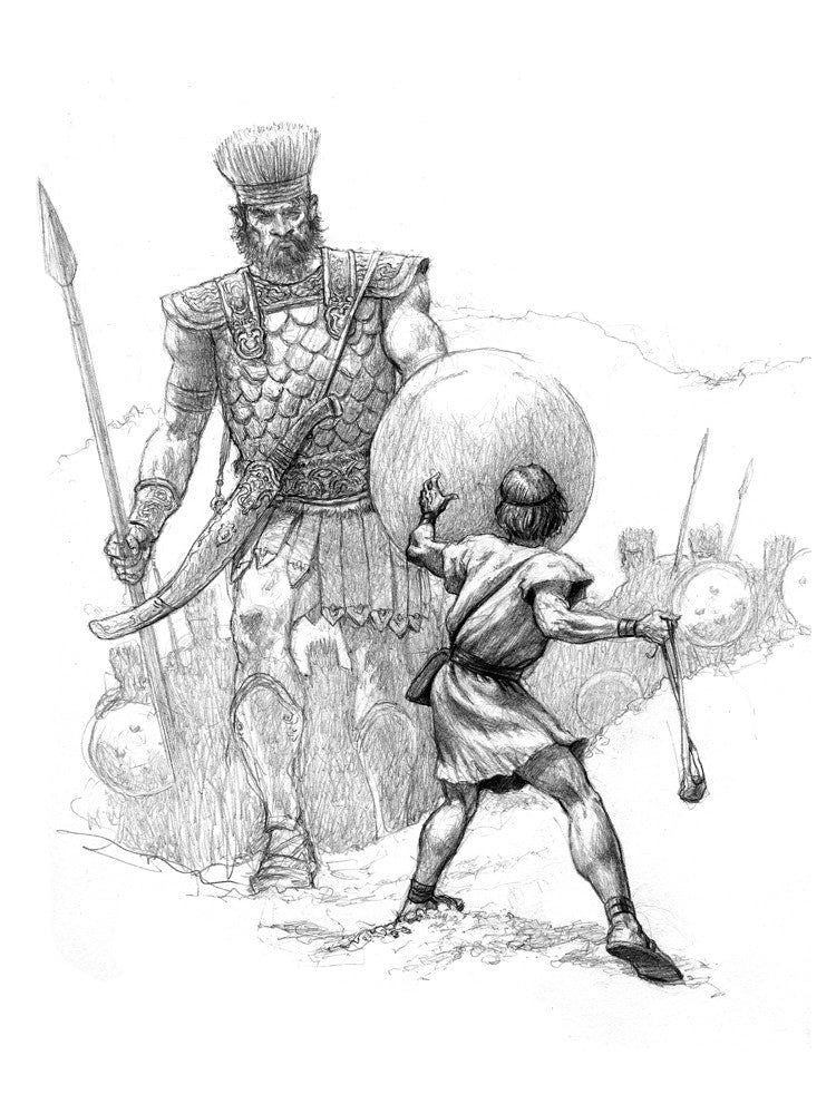 David and Goliath | SpotOn Art Gallery
