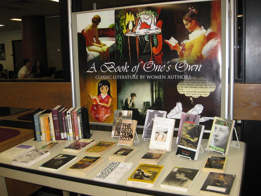 A Book of One's Own Display | Classic Literature by Women Au… | Flickr