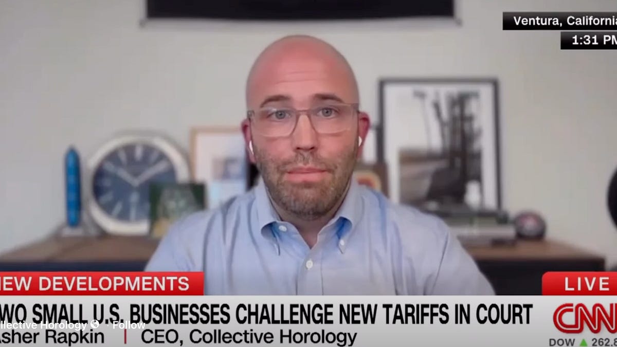 Watch retailer takes on Trump tariffs in court