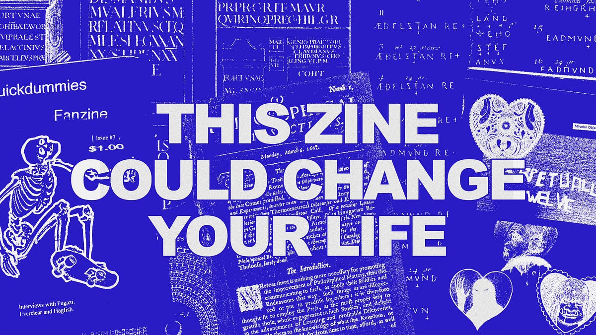 This zine could change your life