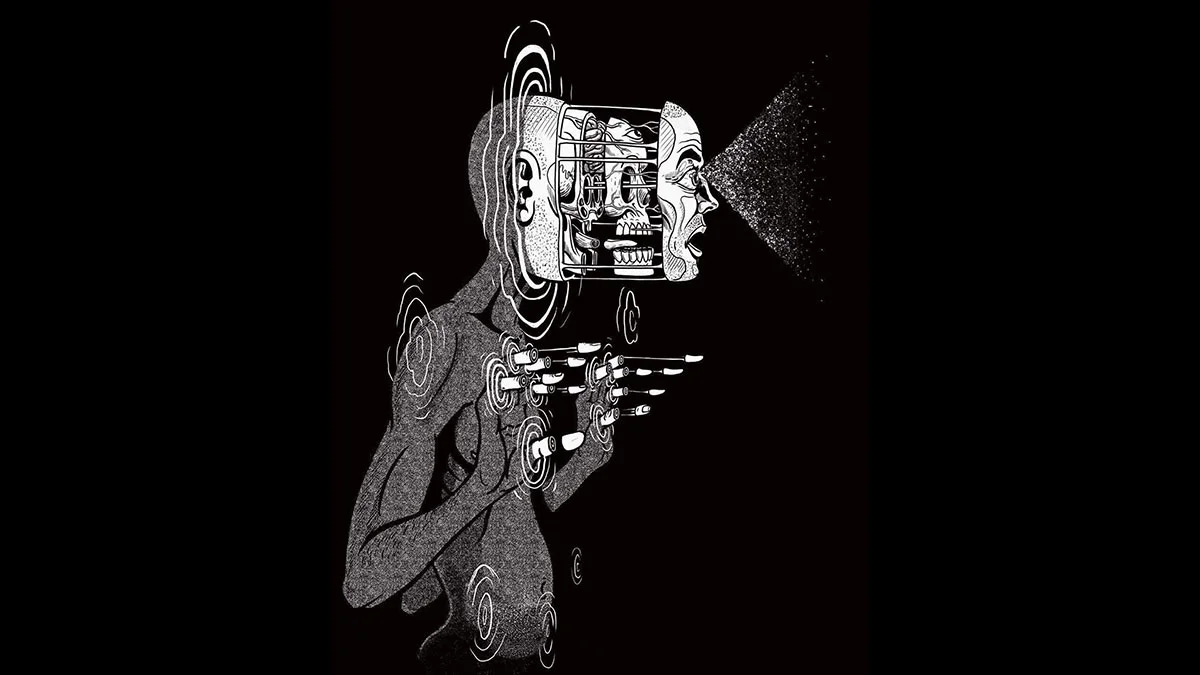 deconstructed peeled human