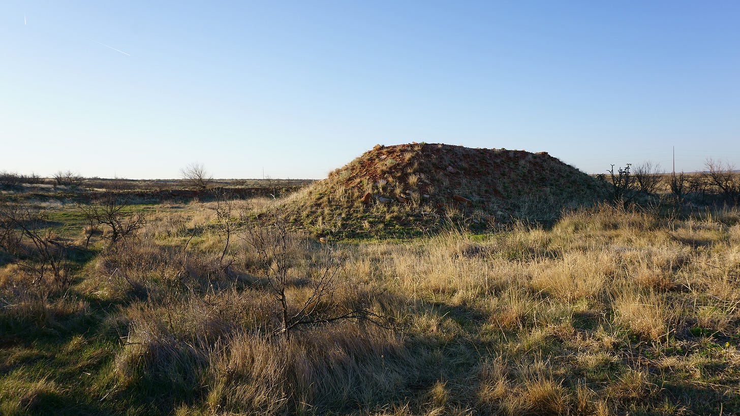 Robert Smithson, Amarillo Ramp (1973). Photo by Ali Ismail Karimi.