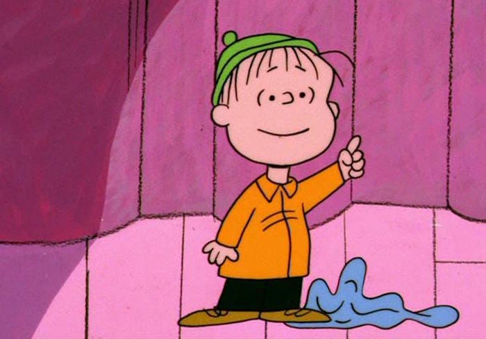 Linus in A Charlie Brown Christmas