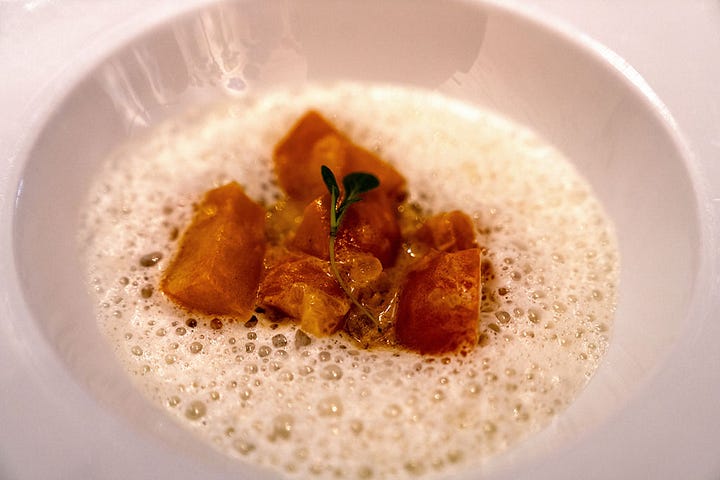 Some of his vegetarian dishes
