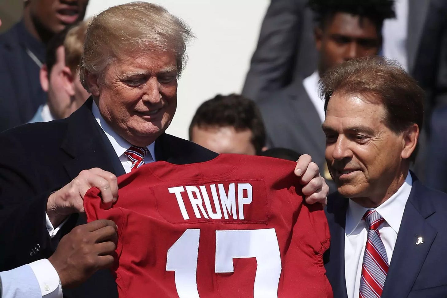 Nick Saban to Join Trump In Speech to Seniors at Coleman Thurdsay