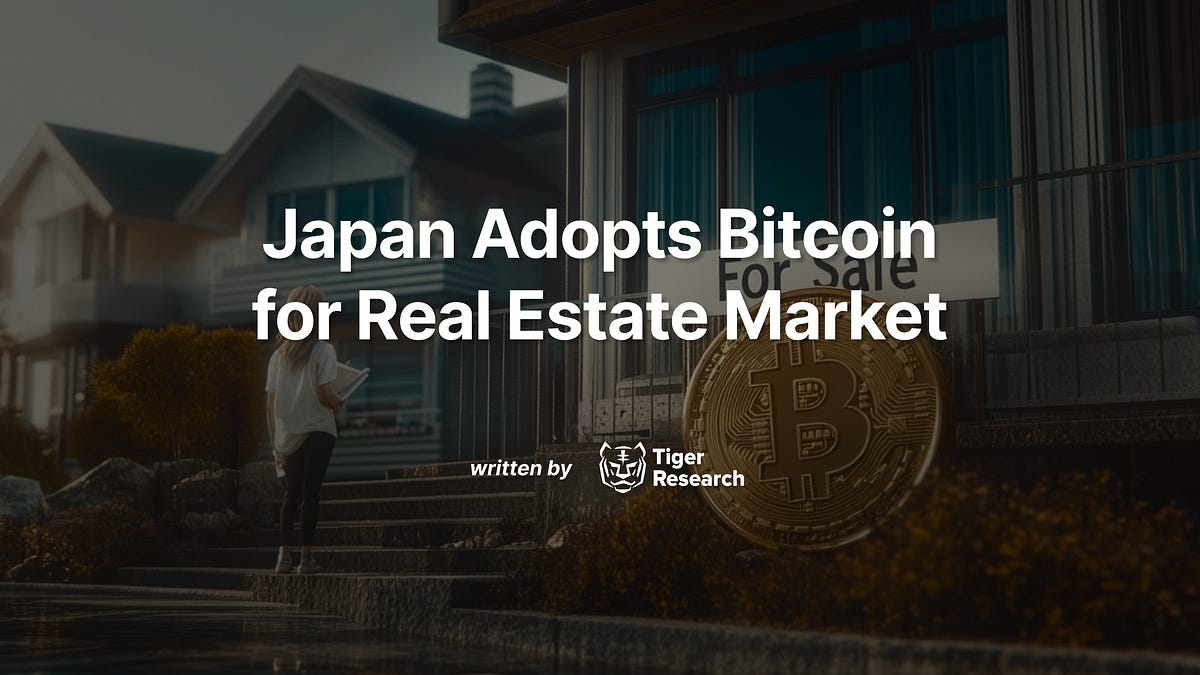 Bitcoin for Real Estate? A Major Japanese Company is Betting on It