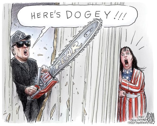 The Art Of Politics – February: Really, What Do You Think Dominated The Political  Cartoonists This Month? – COMICON