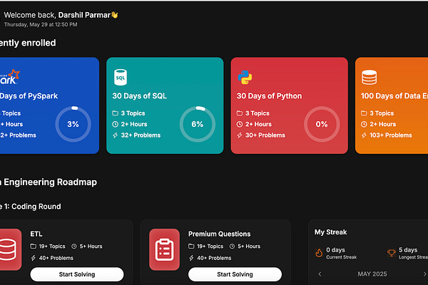 DataVidhya | Darshil | Data Engineer | Substack