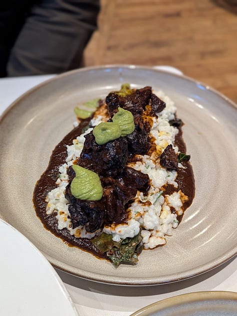 Mexican food at Xochi, downtown Houston, Texas