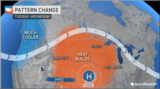 The Jet Stream does us a solid.