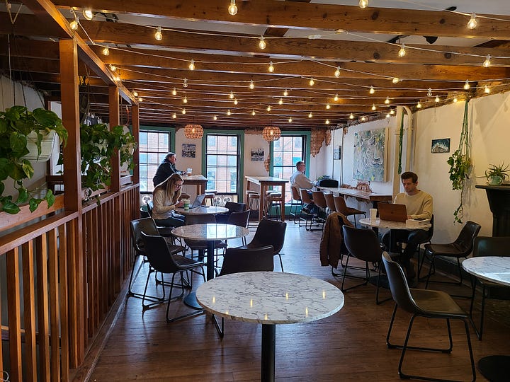 Summit Coffee Basecamp Second Floor study loft