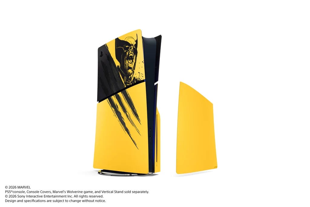 Wolverine PS5 Yellow covers Wolverine PS5 Yellow covers