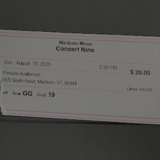 Marlboro Music Festival, Vermont