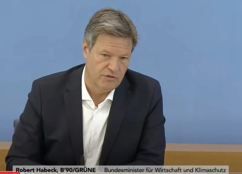 Menteri Ekonomi Jerman Robert Habeck Menteri Ekonomi Jerman Robert Habeck