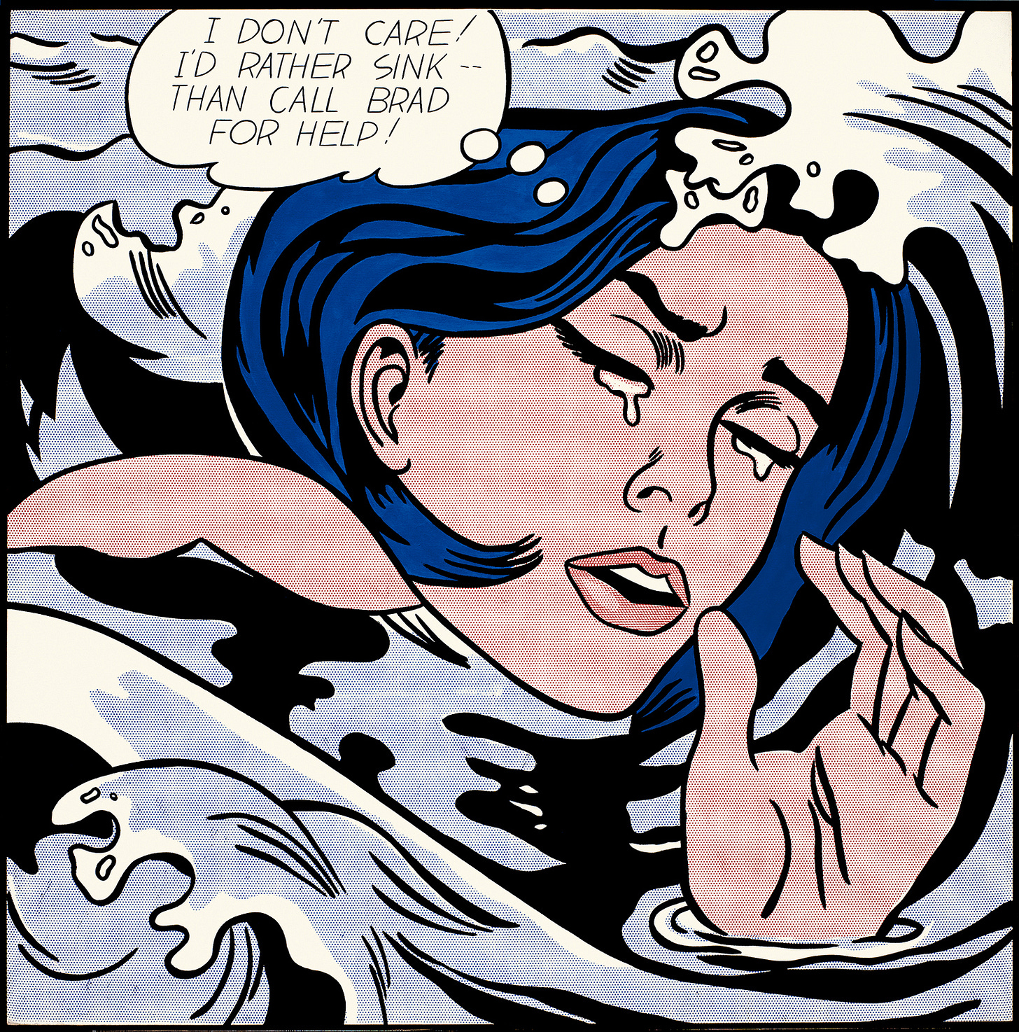 One Dot At A Time, Lichtenstein Made Art Pop : NPR