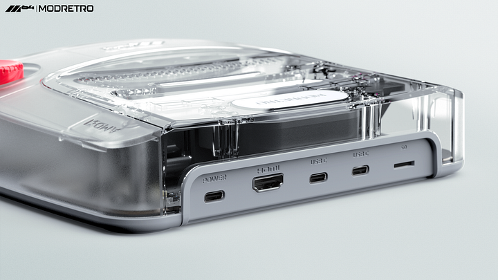 ModRetro M64 console closeups