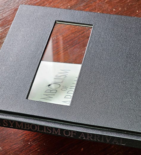 Photos of the prototype of 'Arrival & Exodus' deluxe harcover by Derek J Fiedler and Colin Miller