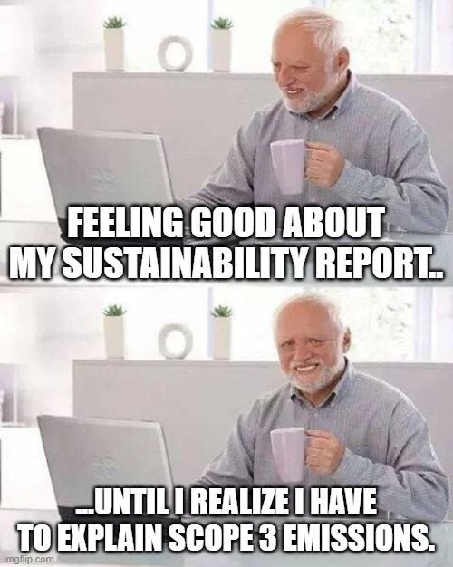 sustainability #climateaction #carbonemissions #scope3  #sustainabilityreporting #esg #greenfuture #challenges | Amira Fouad