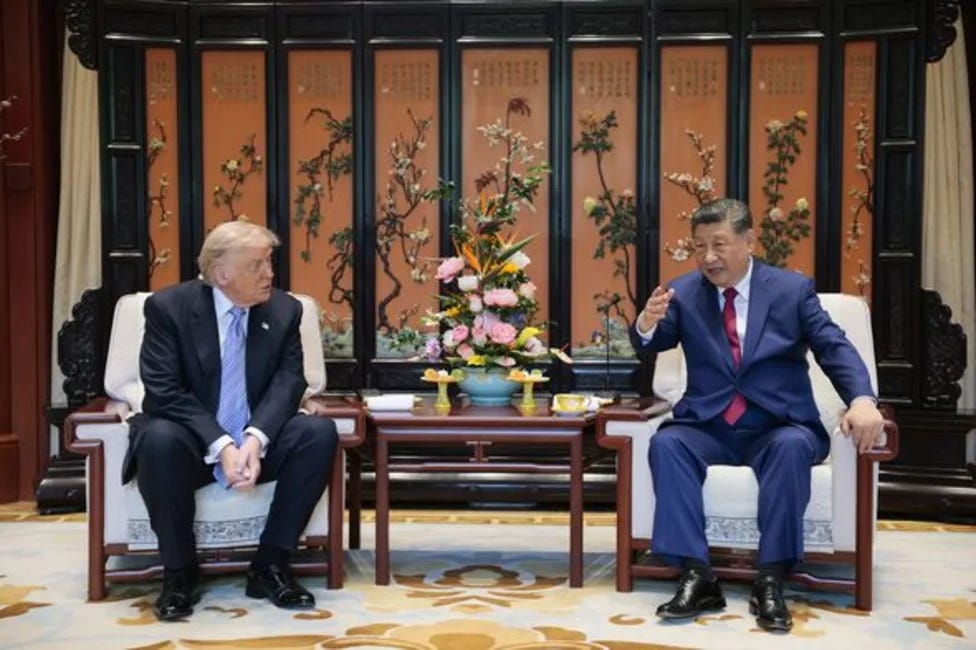 'Disrespectful' Xi sits chair in given a much lower chair in power move