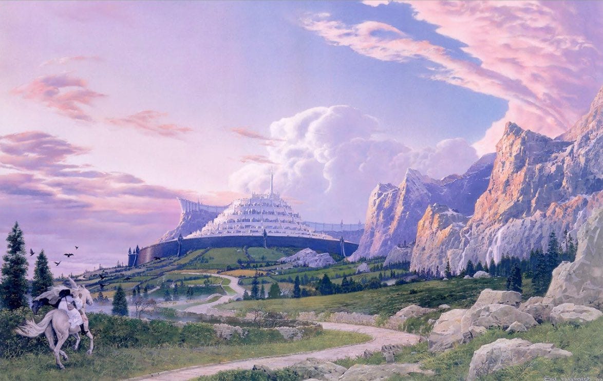 Least Insanely Beautiful Ted Nasmith Art of Middle-earth Locations :