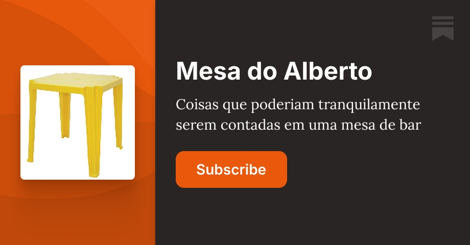 Mesa do Alberto | Substack