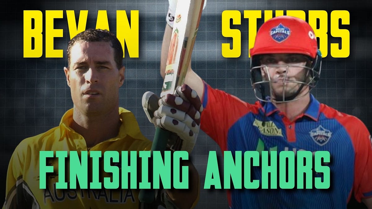 Tristan Stubbs and the finishing anchors