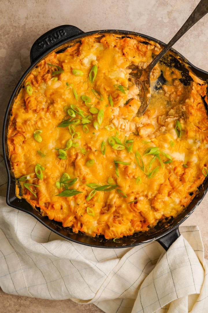 breakfast skillet, pork Carnitas, tortellini soup