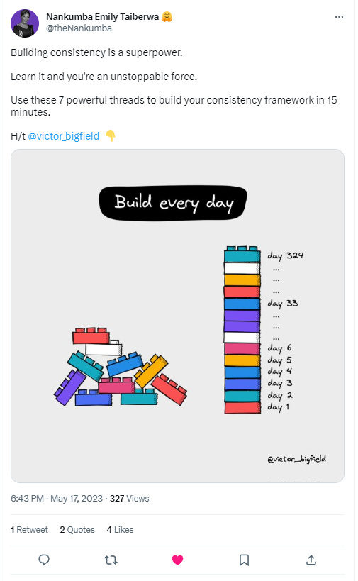 Tweet from Nankuma Emily Taiberwa