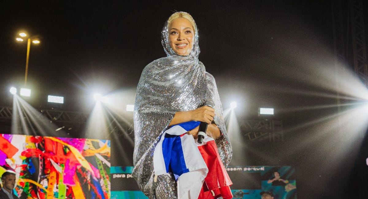 O que representa a presença de Beyoncé em Salvador?