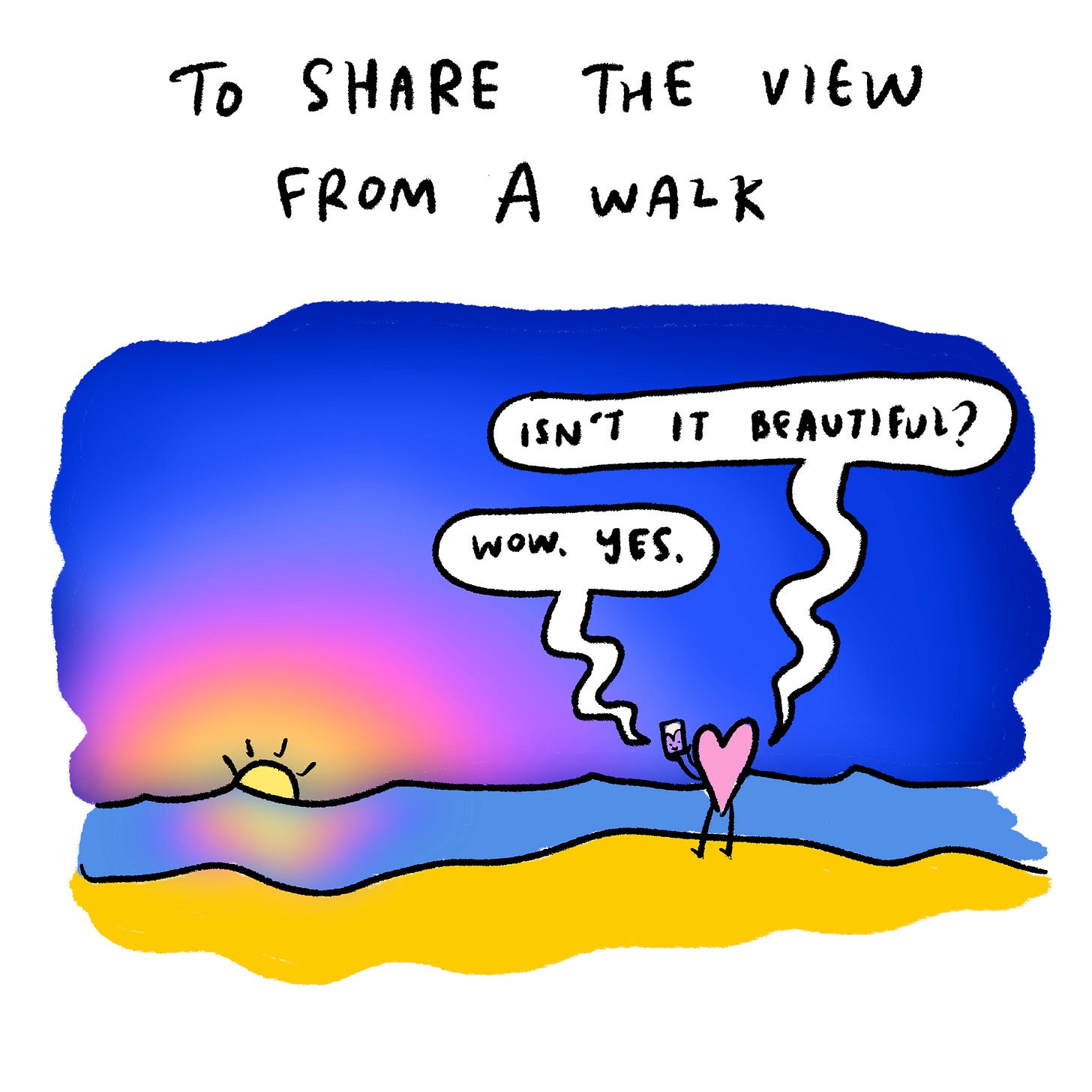 To share the view from my walk