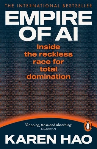 Book cover of Empire of AI by Karen Hao
