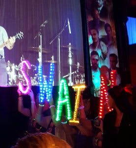 Fans show their love Fans show their love