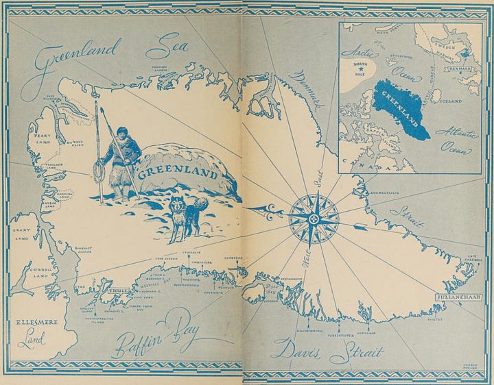 Maps from the books