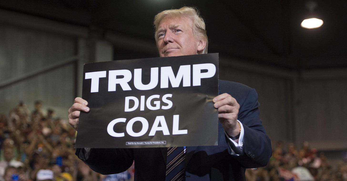 Trump's terrible plan to rescue the coal industry.
