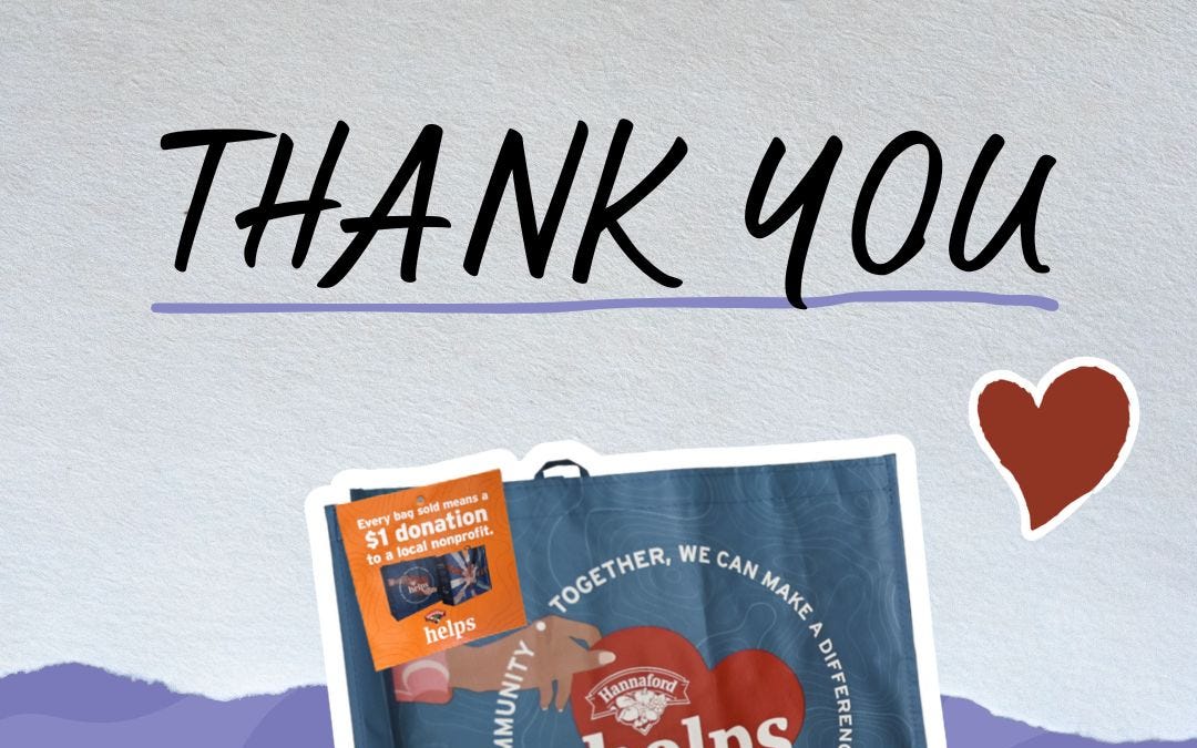 Healthy Acadia Celebrates Selection as a Hannaford Community Bag Program Beneficiary for September