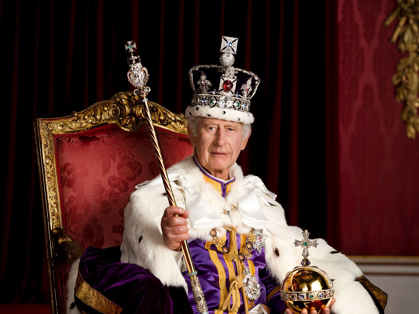 Coronation updates today: King Charles's portrait unveiled as Prince Louis  pictured at first royal engagement | The Independent