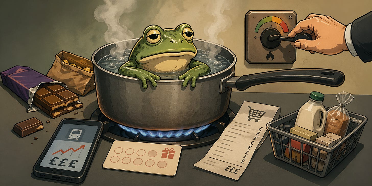 The Boiling Frog Effect: How We Got Used to Paying More for Less