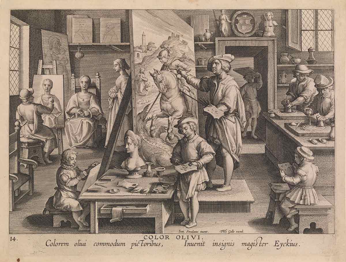 galle invention engraving galle invention engraving