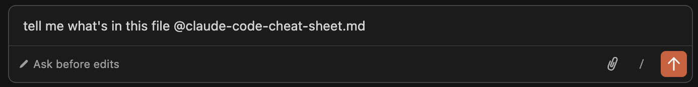 Asking Claude Code to refer files on project folder Asking Claude Code to refer files on project folder