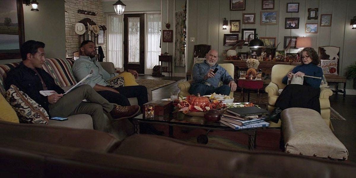 Trey with gay Ben and Walker ranch living room watching football 3.07. Trey with gay Ben and Walker ranch living room watching football 3.07.