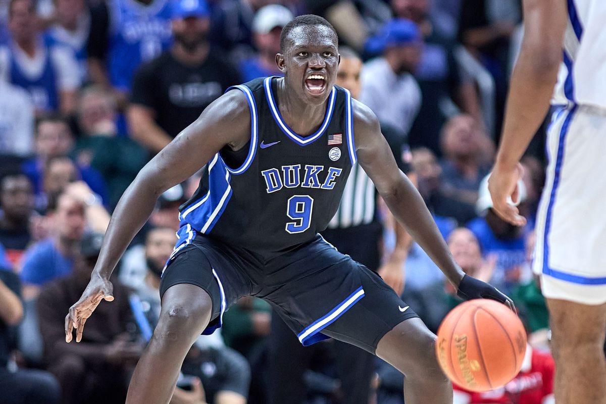 2025 NBA Draft prospect profile: Duke's Khaman Maluach - Bullets Forever