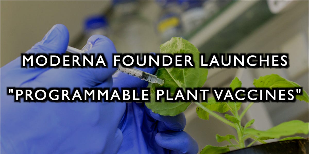 Moderna Founder Launches Aerial-spraying of RNA to Alter Gene Expression of Crops