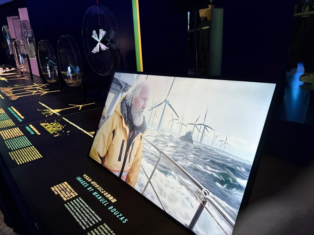 Interactive exhibition material